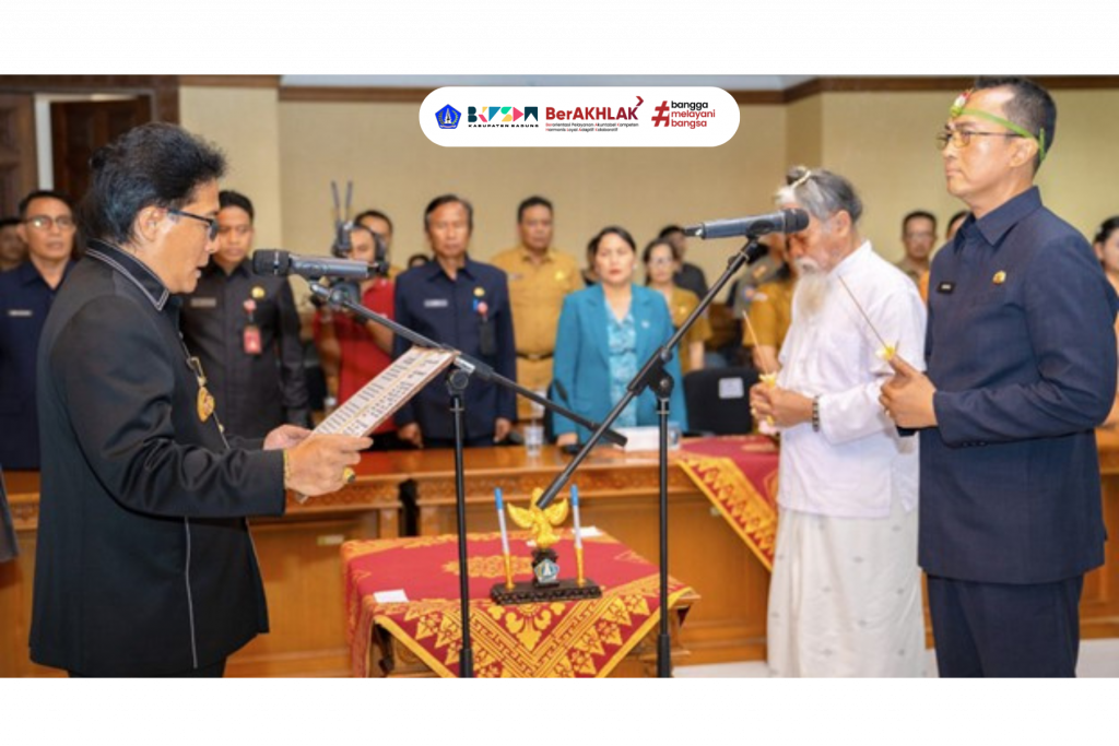 Pelantikan dan Pengambilan Sumpah Pejabat (Pj) Sekretaris Daerah Kabupaten Badung